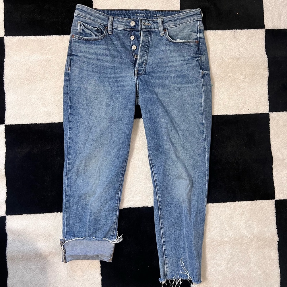 Old Navy Light Blue Ankle Jeans